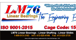 Desktop Screenshot of lm76linearbearings.com
